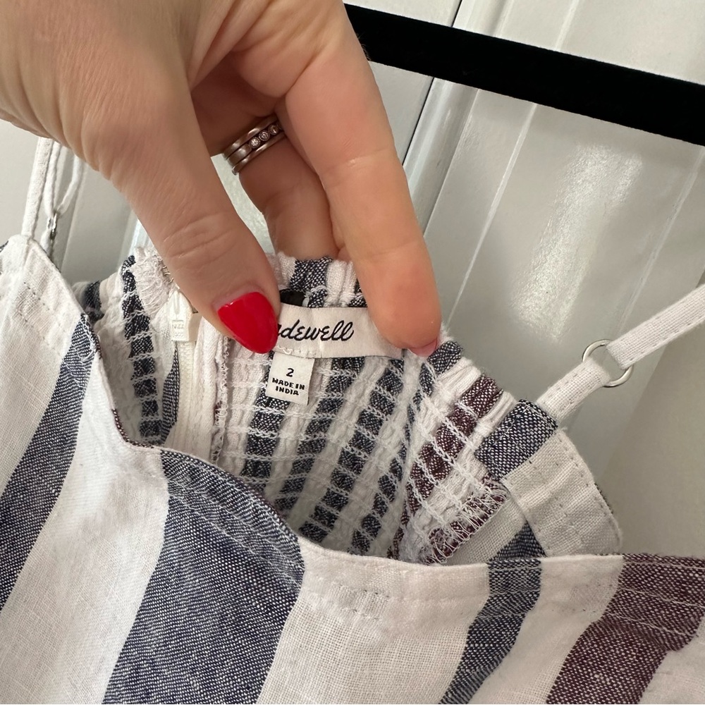 Madewell Circle Maxi Dress in 100% Linen - Picture 2 of 3